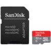 Карта памет SanDisk High Endurance microSDHC 32GB + SD Adapter - for dash cams & home monitoring up to 2500 Hours Full H