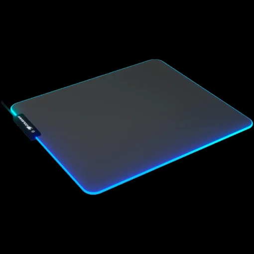 COUGAR Neon, RGB Gaming Mouse Pad, HD Texture Design, Stitched Lighting Border + 4mm Thickness, Wave-Shaped Anti-Slip Rubber Base, Cloth / Nature Rubber, 350 x 300 x 4 mm - Image 8