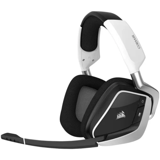 Геймърски слушалки Corsair VOID RGB ELITE Wireless Headset, White - Image 12