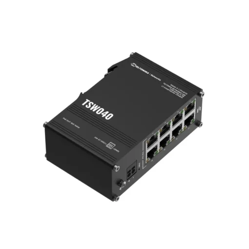 TELTONIKA Industrial switch TSW040 Switch 8xPoE+ 8x10/100Mbps DIN - Image 3