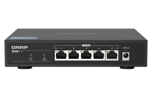 QNAP QSW-1105-5T- EU 5 Ports 2.5GbEUnman. Switch