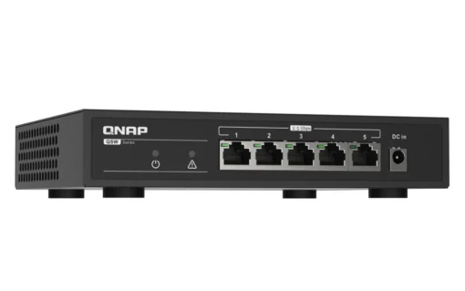 QNAP QSW-1105-5T- EU 5 Ports 2.5GbE,Unman. Switch - Image 3