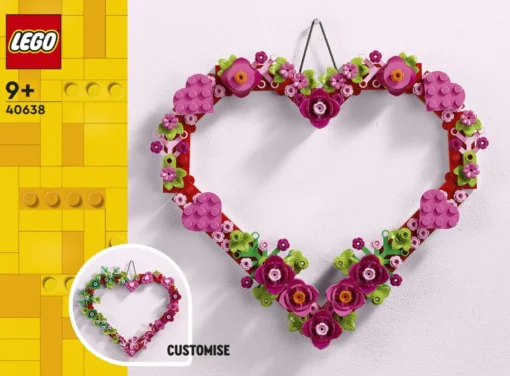 LEGO Bricks 40638 Heart Ornament - Image 3