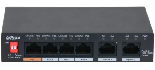 Dahua Switch PFS3006-4GT-60-V2 4-ports POE - Image 2