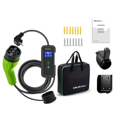 Qoltec Mobile EV charger with adjustable 2in1 - Image 3