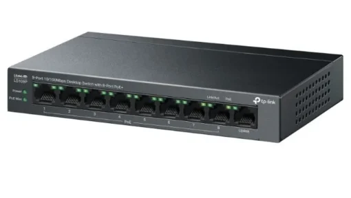 TP-LINK Switch LS109P 9xGE PoE+ - Image 3