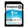 Kingston SD 1TB Canvas Go Plus 170/90MB/s CL10 U3 V30