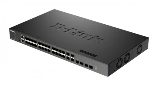 D-Link Managed Switch DXS-3410-32XY/E 10G Layer 3 Stackable 24*10GBASE-T + 4*10G SFP+ + 4*25G SFP28 Multi-Gigabit - Image 3