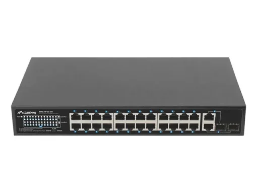 Lanberg Switch 24x 100MB POE+ /2x COMBO 250W RSFE-24P-2C-250 - Image 4