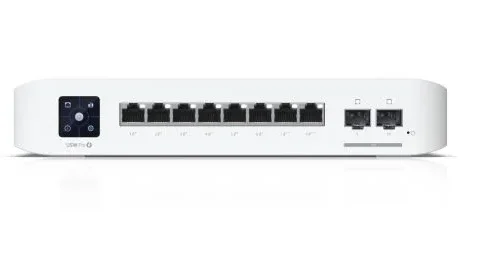 UBIQUITI Switch UniFi 8 PoE USW-PRO-8-POE 6 ports 1 GbE PoE+ 2 ports 1 GbE PoE++ 2 ports 10G SFP+