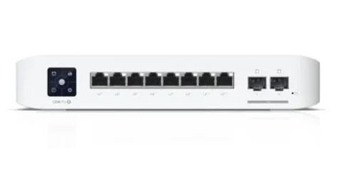 UBIQUITI Switch UniFi 8 PoE USW-PRO-8-POE 6 ports 1 GbE PoE+ 2 ports 1 GbE PoE++ 2 ports 10G SFP+