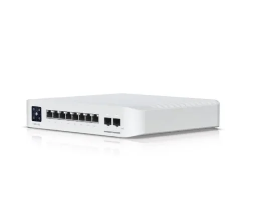 UBIQUITI Switch UniFi 8 PoE USW-PRO-8-POE, 6 ports 1 GbE PoE+, 2 ports 1 GbE PoE++, 2 ports 10G SFP+, 120W - Image 3