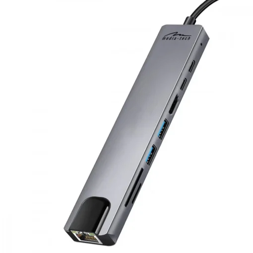 Media-Tech DOCKING STATION 8 IN 1 GIGA LAN HUB MT5046 - Image 4