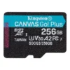 Kingston Card microSD 256GB Canvas Go Plus 170/90MB/s