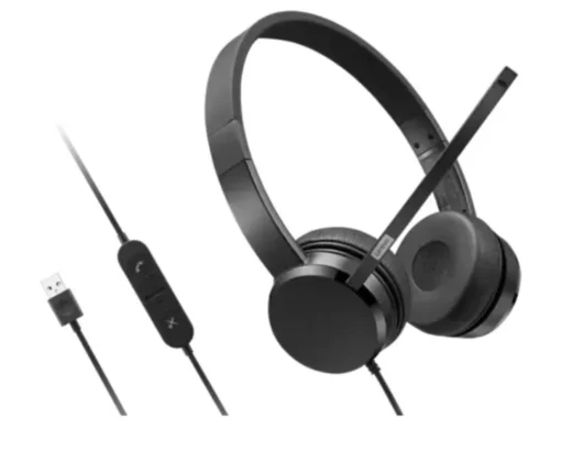 Lenovo USB-A Wired Stereo On-Ear Headset 4XD1K1826 - Image 4