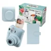 Fujifilm Camera Instax mini 12 BIG BUNDLE (camera+ case + album) blue