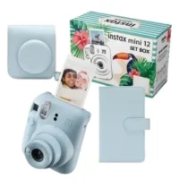 Fujifilm Camera Instax mini 12 BIG BUNDLE (camera+ case + album) blue