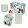 Fujifilm Camera Instax mini 12 BIG BUNDLE (camera+ case + album) green