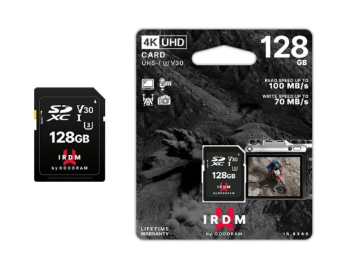 GOODRAM памет card SD IRDM 128GB UHS-I U3 - Image 3