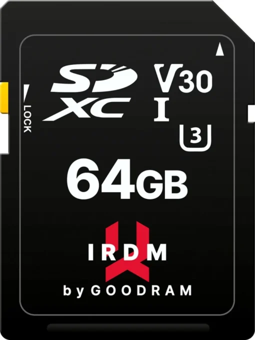 GOODRAM памет card SD IRDM 64GB UHS-I U3