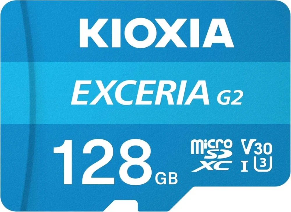 Kioxia Card microSD 128GB Gen2 UHS-I U3 V30 адаптер Exceria