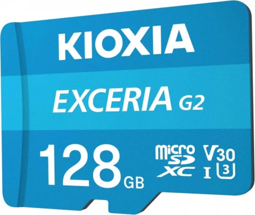 Kioxia Card microSD 128GB Gen2 UHS-I U3 V30 adapter Exceria - Image 3