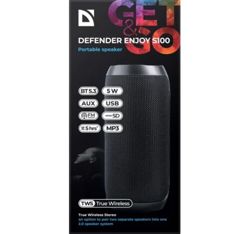 Defender BLUETOOTH SPEAKER ENJOY S100 BLACK - Image 5