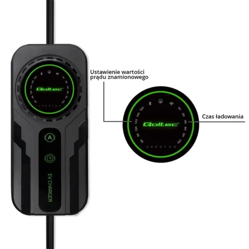 Qoltec Mobile charger for EV 2in1 Type2 3.5kW SCHUKO - Image 3