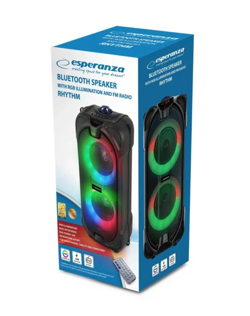 Esperanza BT FM SPEAKER LED RGB RYTHM - Image 2