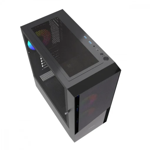 Gembird кутия за компютър Mido Tower Fornax 4300 ATX black - Image 2