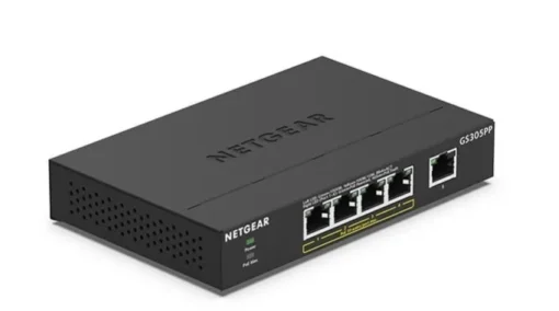 Netgear Switches Unmanaged GS305PP-300EUS 5PT POE/POE+ GIGE