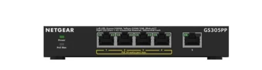 Netgear Switches Unmanaged GS305PP-300EUS 5PT POE/POE+ GIGE - Image 4