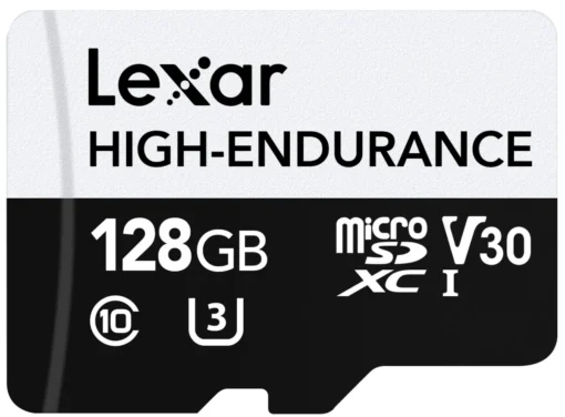 Lexar microSD card 128GB C10 A1 U3 V30 100/45MB/s CL10 adapter