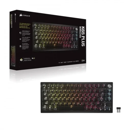 Corsair K65 Plus Tactile 75% RG B Mechanical - Image 2