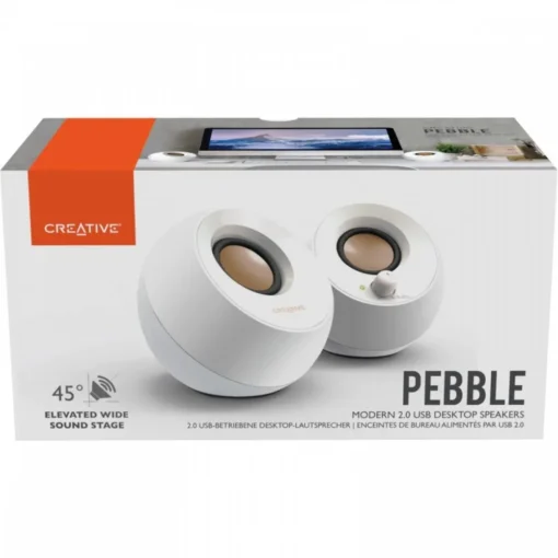 Creative Labs Speakers Creative Pebble USB white - Image 3