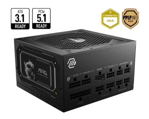 MSI захранващ блок MAG A850GL PCIE5 II 850 W 80 Plus Gold Full Modular - Image 4