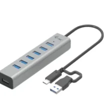 i-tec Hub USB-C Charging Metal HUB 7 Port