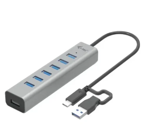 i-tec Hub USB-C Charging Metal HUB 7 Port