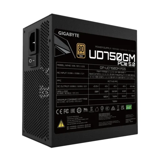 Gigabyte захранващ блок UD750GM PG5 750W 80PLUS GOLD ATX - Image 3