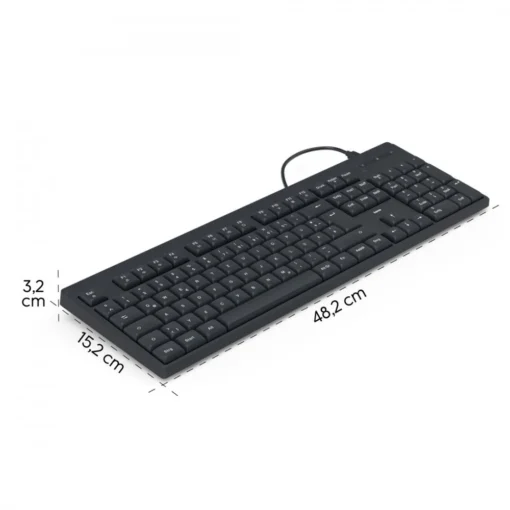 Hama wired keyboard CK-100 black - Image 2