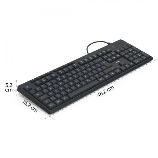 Hama wired keyboard CK-200 black - Image 2