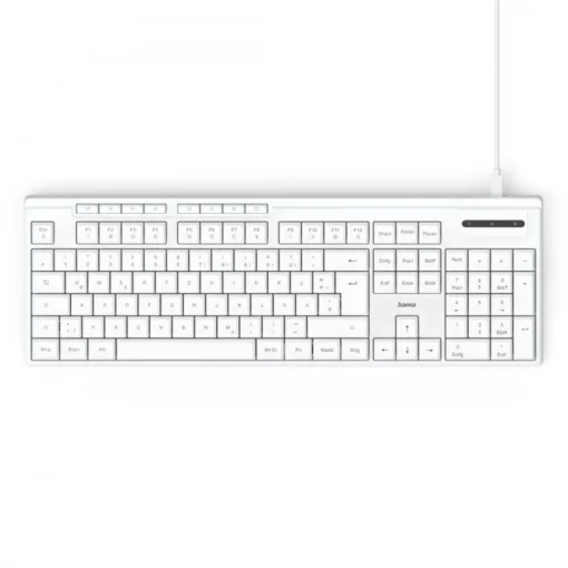 Hama wired keyboard CK-200 white