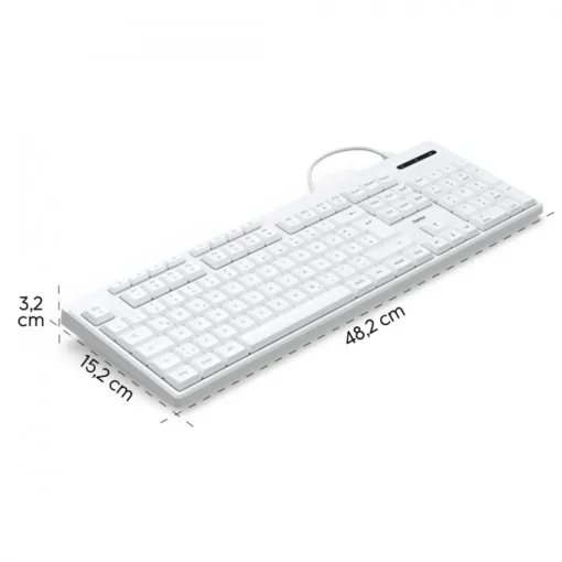 Hama wired keyboard CK-200 white - Image 2