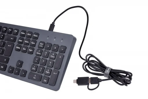 Hama wired keyboard CK-400 black-grey - Image 2