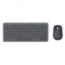 Hama multi device keyboard and mouse set black gre