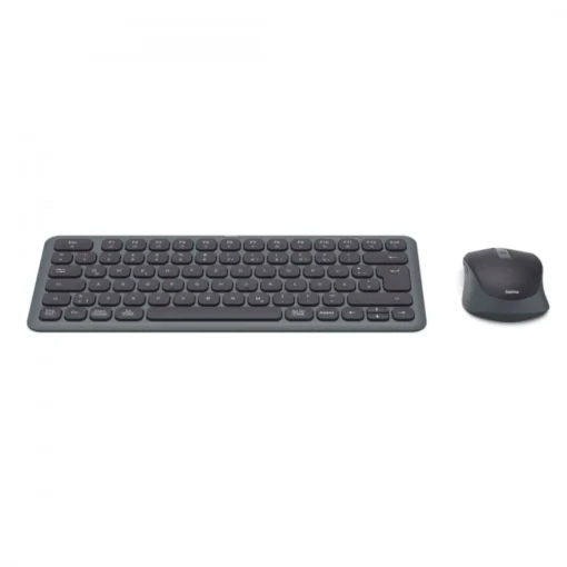 Hama multi device keyboard and mouse set black gre - Image 3