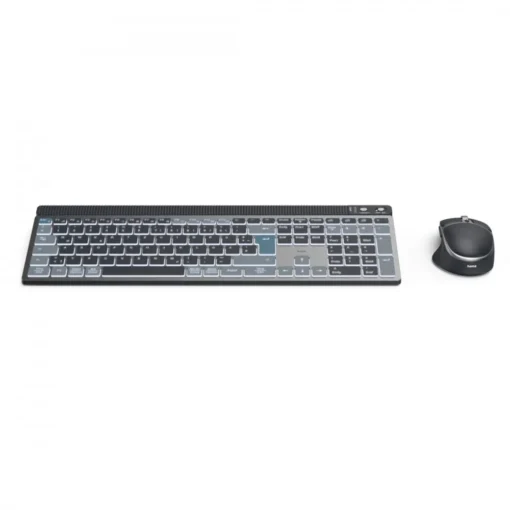 Hama multi device keyboard and mouse set black - Image 2