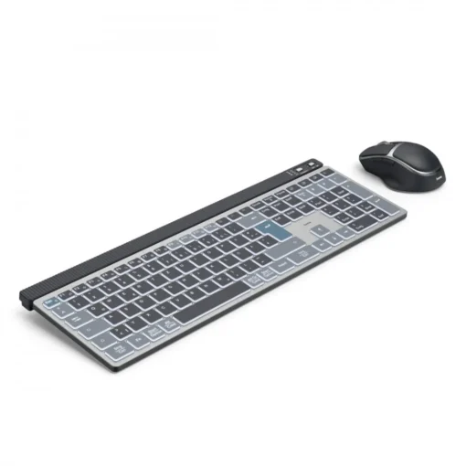 Hama multi device keyboard and mouse set black - Image 3