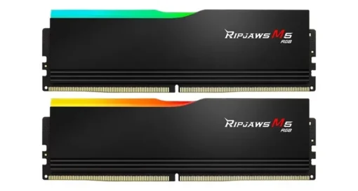 G.SKILL памет PC DDR5 32GB (2x16GB) Ripjaws M5 RGB 5200MHz CL40 XMP3 Black - Image 2