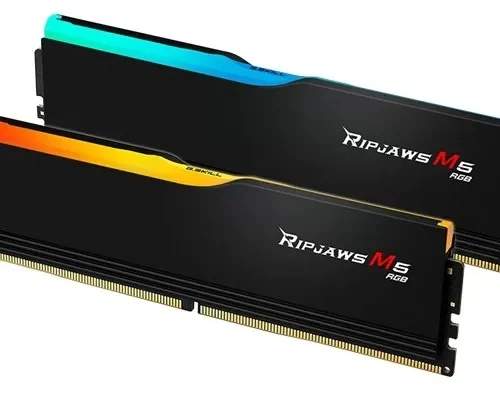 G.SKILL памет PC DDR5 64GB (2x32GB) Ripjaws M5 RGB 5600MHz XMP3 Black